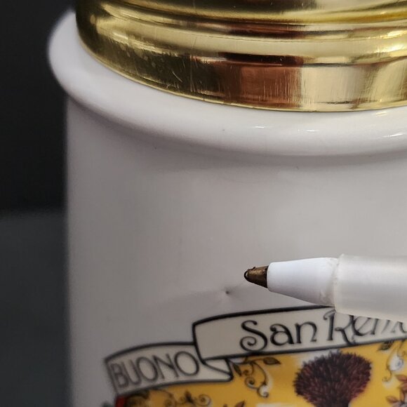 Vintage Himark Cheese Shaker With Gold Metal Lid - Picture 9 of 9